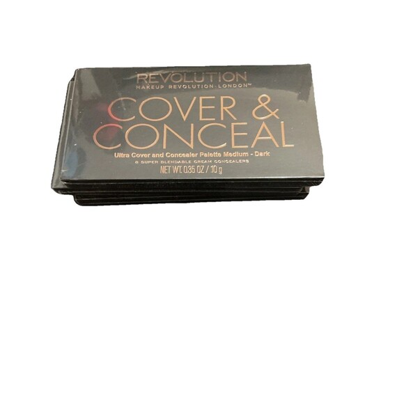 Revolution Ultra Cover And Concealer Palette makeup Medium To Dark brand new - Picture 3 of 3